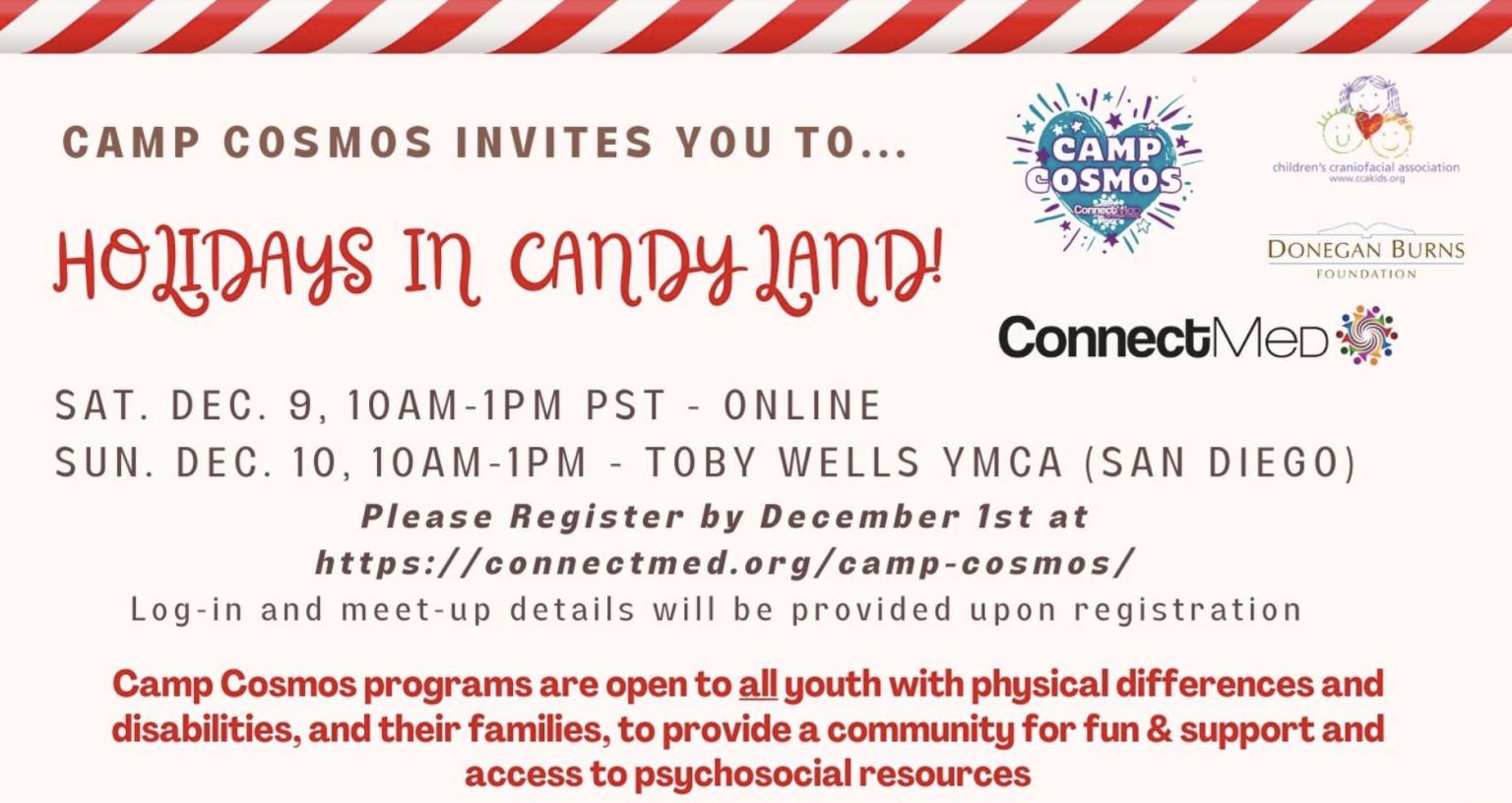Holidays in Candyland! Special Needs Resource Foundation of San Diego